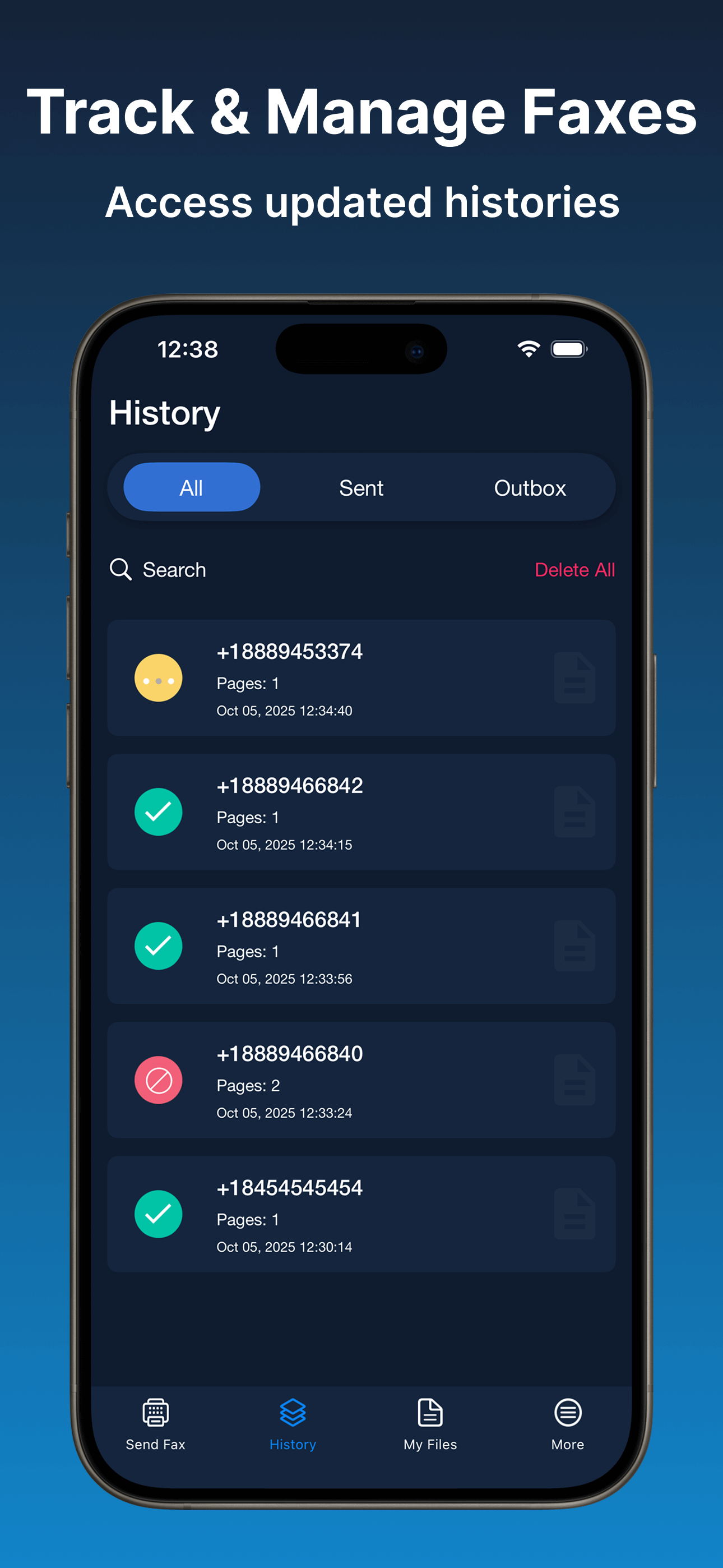 Document adjustments